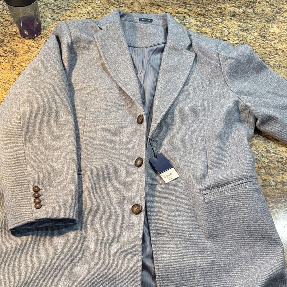 Light Gray X-Large Stanford long coat